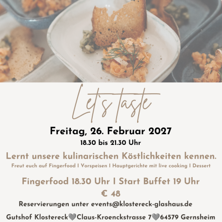 Let`s taste Let`s taste